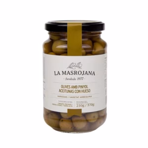 La Masrojana Arbequina olijven 210g